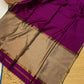 Pure Maheshwari Silk cotton with small border