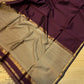 Pure Maheshwari Silk cotton with small border