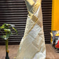 Semi tussar silk with zari border