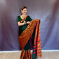 Aranya handwoven big border Narayanpet cotton sarees