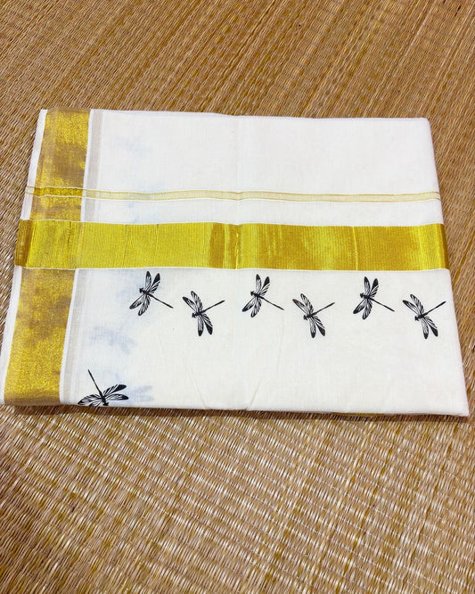 Thumbii kerala cotton saree