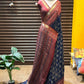 Soft ikkat printed mix cotton sarees