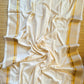 Pure mul cotton saree with gold zari