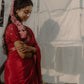 Soft viscous crepe silk saree