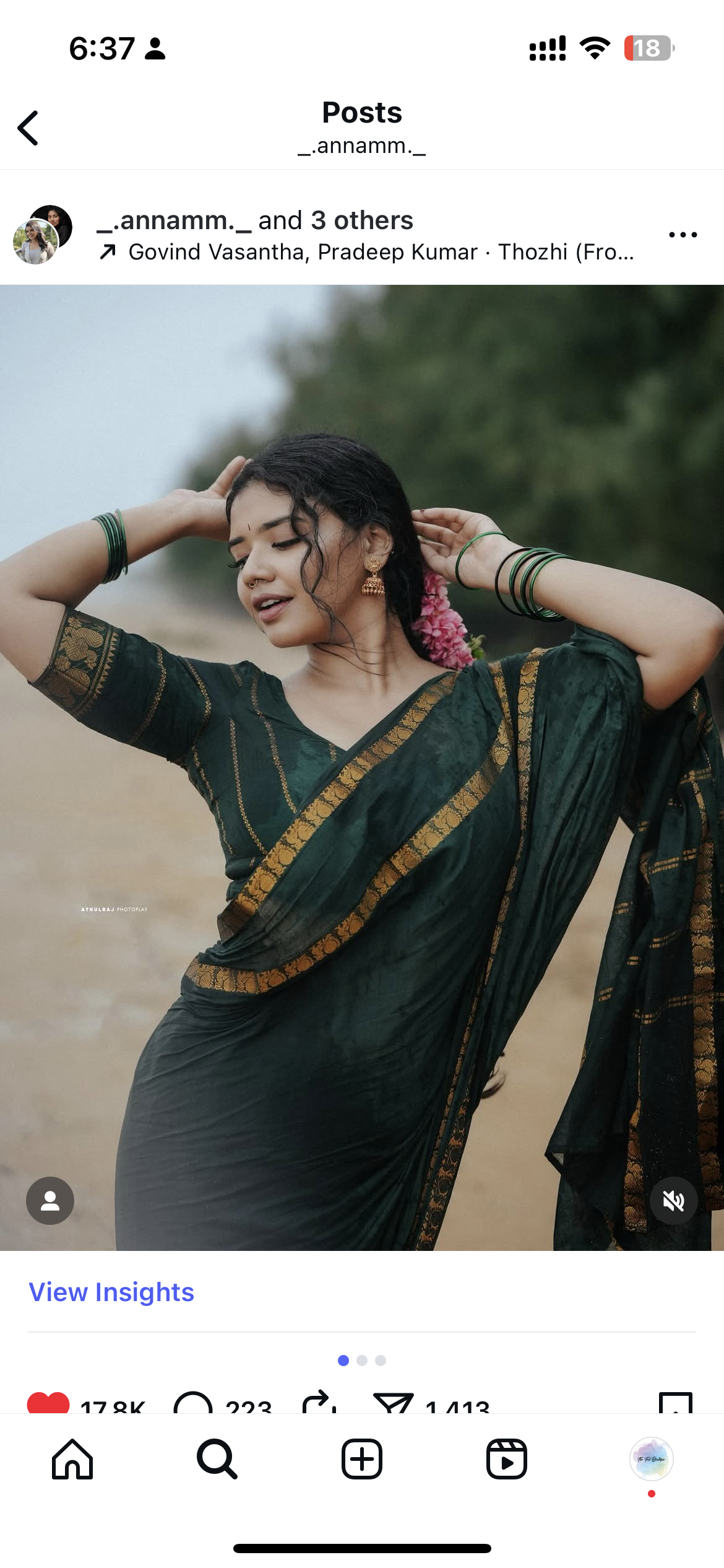 Pure plain sungudi cotton saree with double peacock border - green