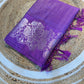 Semi katan sarees with zari checks