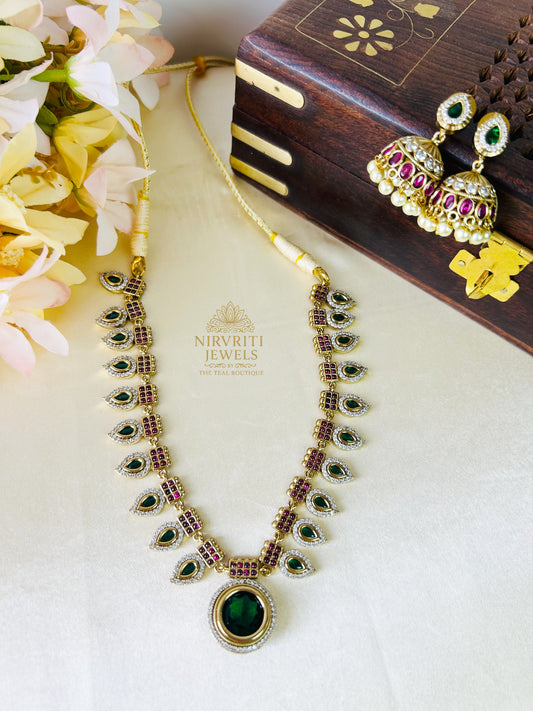Premium palakka AD necklace!