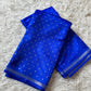 Banarasi semi katan silk with buttas