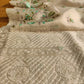Pure organza silk saree with minakari embroidery