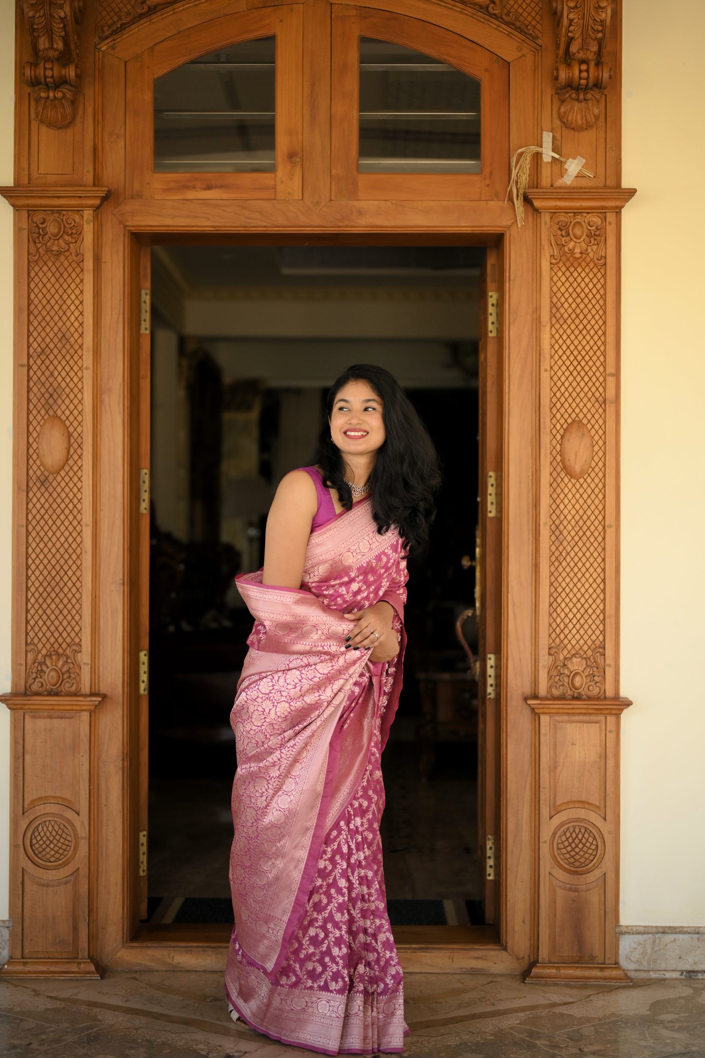 Banarasi katan Mashru silk saree