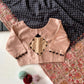 Soft semi Tussar silk saree with kantha work