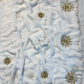 Soft two tone tissue silk with sequins and gotta patti work