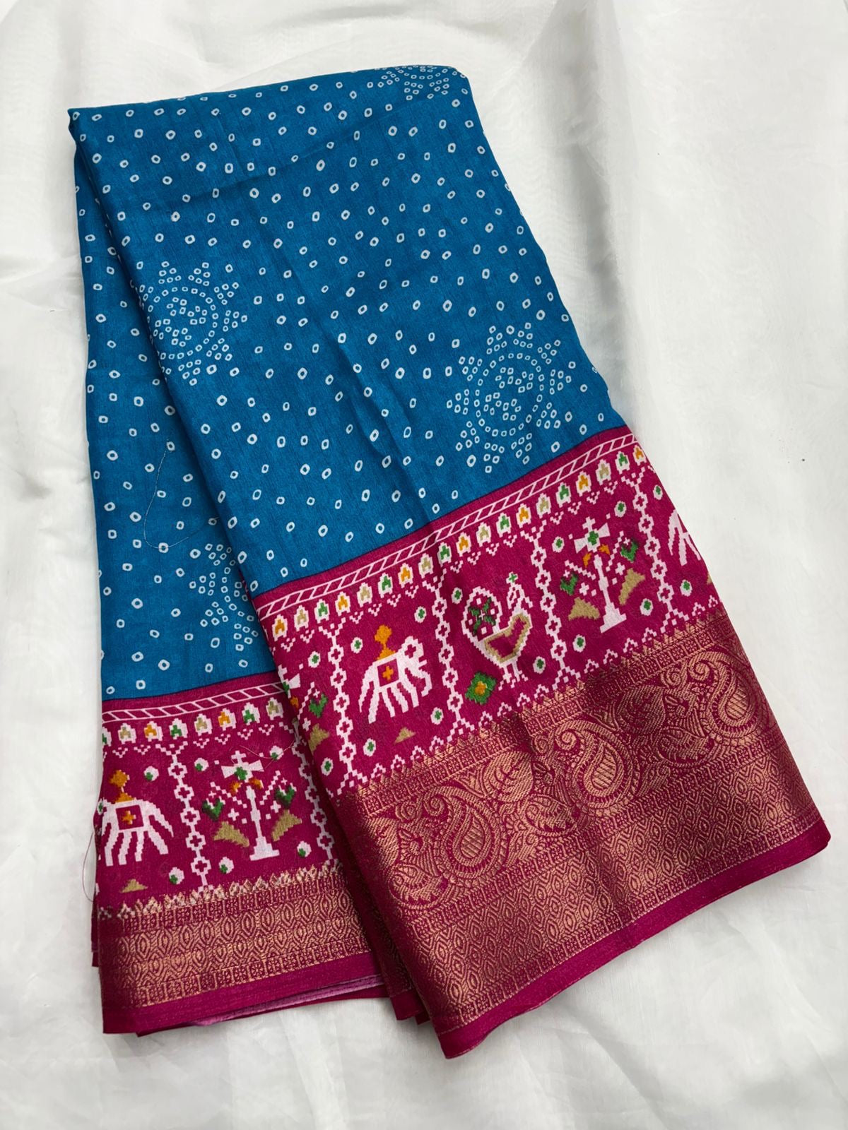 Soft dola silk saree