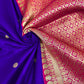 Gorgeous premium semi silk saree with mango woven contrast border