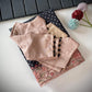 Soft semi Tussar silk saree with kantha work