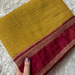 Beautiful khaddi georgette saree with intricate weavings!