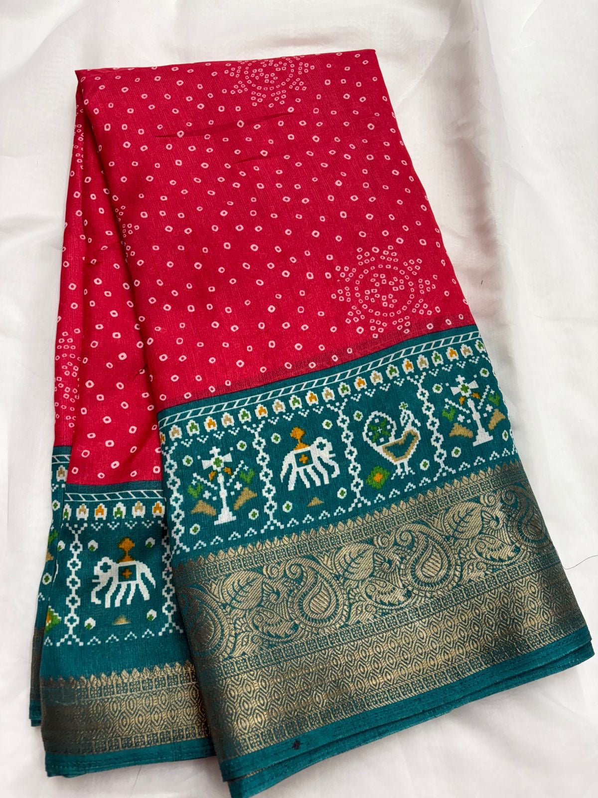 Soft dola silk saree