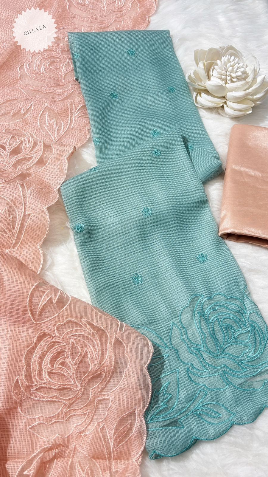 Beautiful kota doria salwar sets in pastels