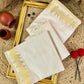 Semi tussar silk with zari border - ecg