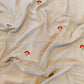 Zari checks cotton saree with embroidery