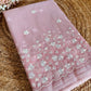 Premium semi organza saree with thread work