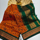 Premium silk cotton saree with kalamkari prints