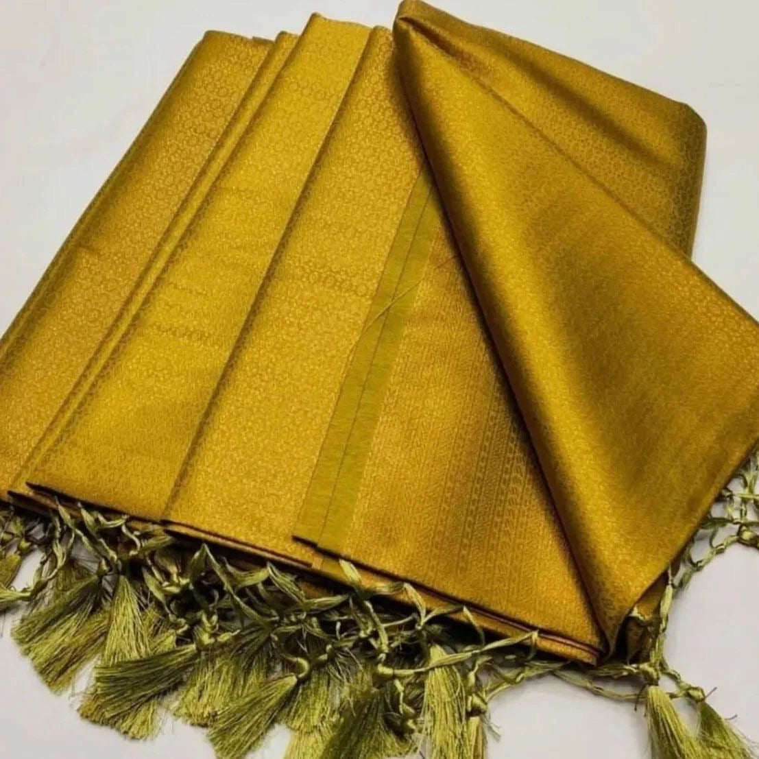 Soft kubera soft silk with copper zari