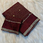 Beautiful viscose georgette saree with sequins butti