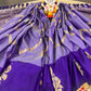 Premium semi soft silk saree with zig zag design weaves