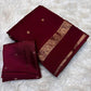 Beautiful viscose kota saree with dual jacquard border