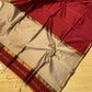 Pure Maheshwari Silk cotton with small border