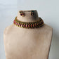 Beautiful mango palakka necklace- purple