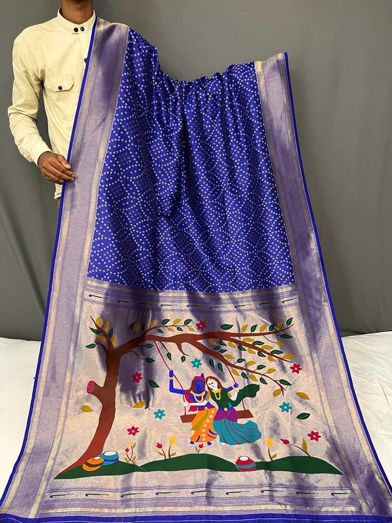 Nadira - soft paithani silk