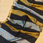 Linen sarees with gold silver zari stripes all over!