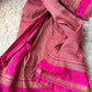 Beautiful khaddi georgette saree with intricate weavings!