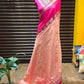 Soft semi silk saree - coin chakra