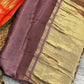 Beautiful Plain Modal silk saree with tissue pallu (Prebooking)