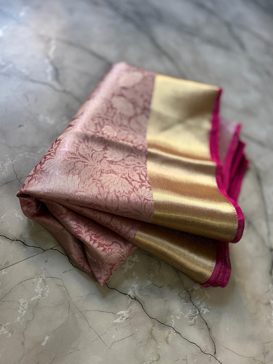 Semi Banarasi Tissue silk saree