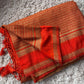 Beautiful khaddi georgette saree with intricate weavings!