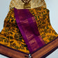 Premium silk cotton saree with kalamkari prints