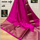 Gorgeous warm silk saree with broad border