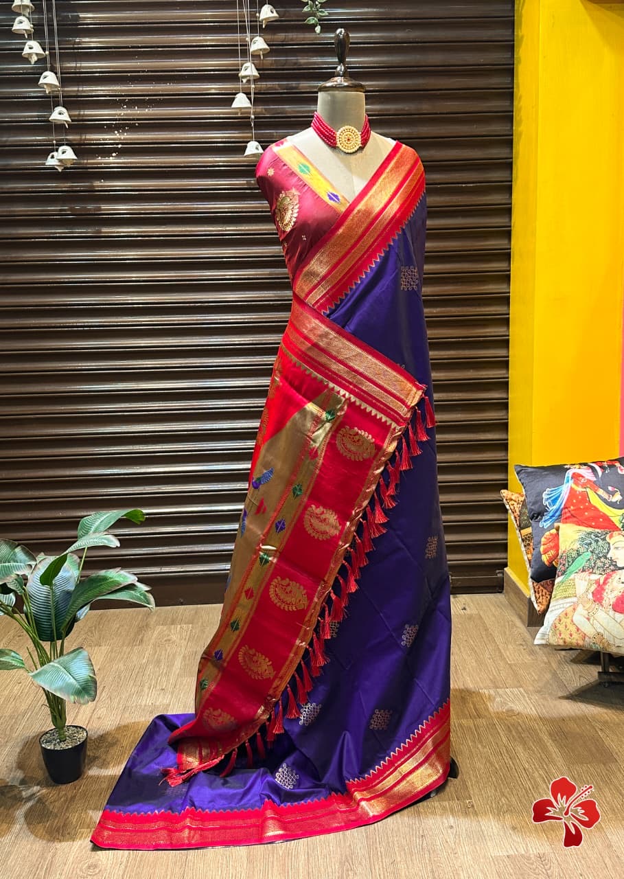 Soft semi silk saree - kolam