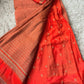 Beautiful khaddi georgette saree with intricate weavings!