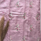 Premium kota doriya saree with multicolor thread embroidery and lace border