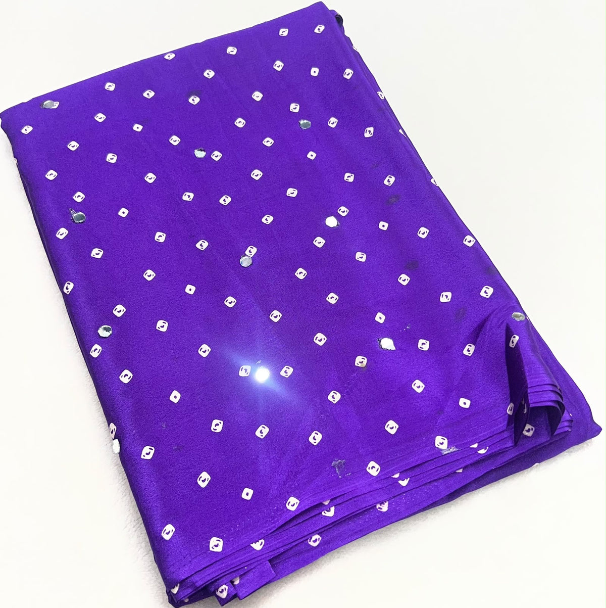 Navrathri special premium crepe silk saree with bandhini prints and colorful pallu