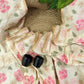 Jamdhani cotton saree with floral jaal resham and zari weavings