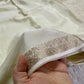 Soft viscous crushed chinon with zari border