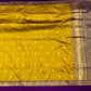 Beautiful semi kanjivaram soft silk saree - mustard purple (Copy)