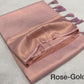 Soft kubera soft silk with copper zari