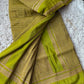 Beautiful khaddi georgette saree with intricate weavings!